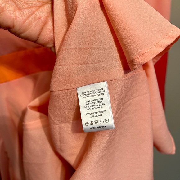 Strut & Bolt Flowy Orange and Red Dress (Size Small) - Picture 6 of 9